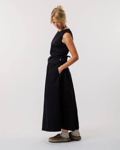 Black Ayla A-Line Skirt